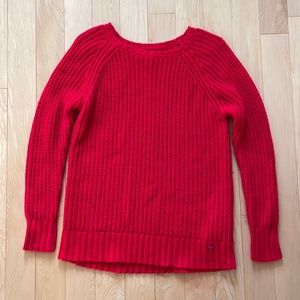 Red Knit AE Sweater